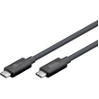 Kabel Thunderbolt 3,Thunderbolt 4,USB 2.0,USB 4.0 1,2m černá