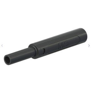 Konektor: banánek 4mm zásuvka 32A 1kV L: 65mm černá izolované
