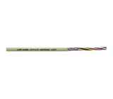 Vodič 5x0,25mm2 stíněný PVC šedá 500V LiY-CY