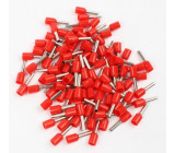 Dutinka pro kabel 0,5mm2 červená