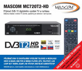 DVB-T2 přijímač MASCOM MC720T2 HD