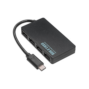 Hub USB USB 3.1 černá Počet portů: 4 0,2m