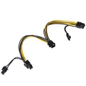 Kabel: napájecí PCI-E 6pin zásuvka,PCI-E 8pin zásuvka x2