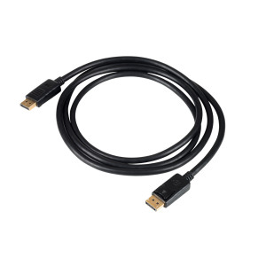 Kabel DisplayPort vidlice,z obou stran 1,8m černá