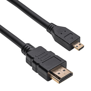 Kabel HDMI 1.4 HDMI micro zástrčka,HDMI vidlice 1,5m černá