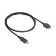 Kabel USB 3.0 USB B micro vidlice,USB C vidlice niklovaný 1m