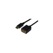 Kabel DisplayPort 1.2 150mm černá 28AWG Žíla: Cu