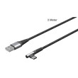 Kabel USB 2.0 USB A vidlice,USB C úhlová zástrčka 2m 480Mbps