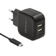 Zdroj: spínaný 5VDC 3,4A Výv: USB x2 17W 220÷240VAC