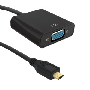 Adaptér D-Sub 15pin HD zásuvka, HDMI micro zástrčka 200mm