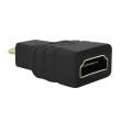 Adaptér HDMI zásuvka, HDMI micro zástrčka Barva: černá