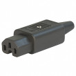 Konektor IEC 60320,napájecí AC C15,pro vysoké teploty 10A