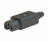 Konektor IEC 60320,napájecí AC C15,pro vysoké teploty 10A