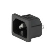 Konektor napájecí AC zásuvka vidlice 10A 250VAC IEC 60320