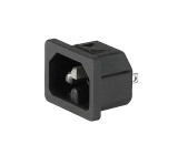 Konektor napájecí AC zásuvka vidlice 10A 250VAC IEC 60320