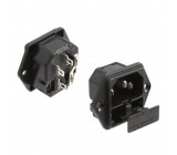 Konektor IEC 60320,napájecí AC 6200 C14 (E),1x pojistka 10A