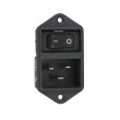 Konektor IEC 60320,napájecí AC C20 (I), s vypínačem zásuvka