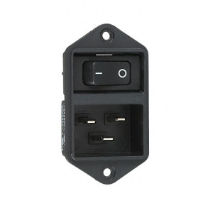 Konektor IEC 60320,napájecí AC C20 (I), s vypínačem zásuvka