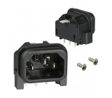 Konektor IEC 60320,napájecí AC C14 (E), s krytkou zásuvka