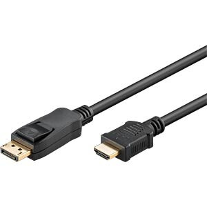 Kabel DisplayPort 1.2,HDMI 2.0 3m černá