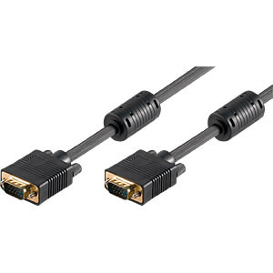 Kabel D-Sub 15pin HD vidlice, z obou stran 10m filtr feritový