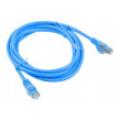 Patch cord F/UTP 6 lanko CCA PVC modrá 0,5m 26AWG Žíly: : 8