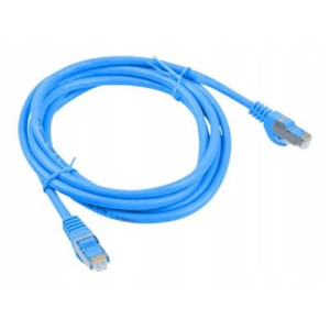 Patch cord F/UTP 6 lanko CCA PVC modrá 0,5m 26AWG Žíly: : 8
