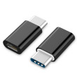 Adaptér USB 2.0 USB B micro zásuvka,USB C vidlice černá