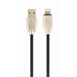 Kabel USB 2.0 vidlice Apple Lightning,USB A vidlice 2m černá