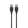 Kabel USB 2.0 USB A vidlice,z obou stran 1,8m černá