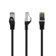 Patch cord F/UTP 6 lanko CCA PVC černá 0,5m RJ45 vidlice