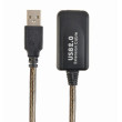 Repeater USB USB 2.0 USB A zásuvka,USB A vidlice 10m černá