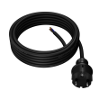 Kabel 3x1,5mm2 CEE 7/7 (E/F) vidlice,vodiče,SCHUKO vidlice