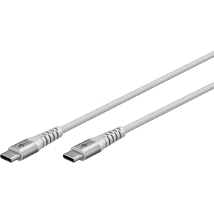 Kabel USB 2.0 USB C vidlice,z obou stran 2m bílá 0,48Gbps