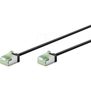 Patch cord U/FTP Cat 8.1 lanko Cu LSZH černá 2m 32AWG