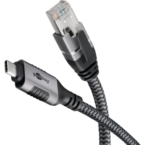 Kabel USB 3.1 RJ45 vidlice,USB C vidlice niklovaný 5m U/FTP