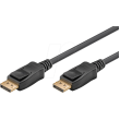Kabel DisplayPort 2.1,HDCP 2.2 PVC Dél: 3m černá Žíla: Cu