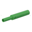 Konektor: banánek 4mm zásuvka 32A 1kV L: 65mm zelená izolované
