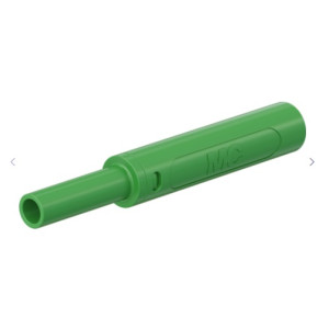 Konektor: banánek 4mm zásuvka 32A 1kV L: 65mm zelená izolované