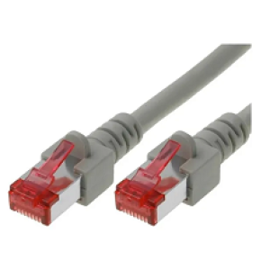 Patch cord S/FTP 6 lanko Cu LSZH šedá 10m 27AWG