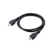 Kabel USB 2.0 USB B micro vidlice,z obou stran niklovaný