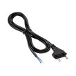 Kabel 2x0,5mm2 CEE 7/16 (C) vidlice,vodiče PVC 1,5m plochý