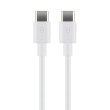 Kabel USB 2.0 USB C vidlice,z obou stran 1m bílá