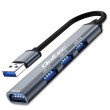 Hub USB USB A zásuvka x4,USB A vidlice USB 2.0,USB 3.0 PnP