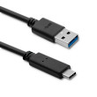 Kabel USB 3.0 USB A zásuvka,USB C vidlice 1,8m