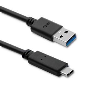 Kabel USB 3.0 USB A zásuvka,USB C vidlice 1,8m