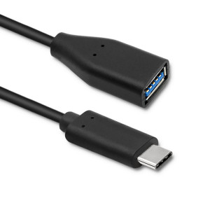 Kabel USB 3.0 USB A zásuvka,USB C vidlice 0,2m