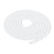 QOLTEC-52262 Svazovací trubice Øsvazku: 14mm bilá L: 10m Vlastnosti: pružné