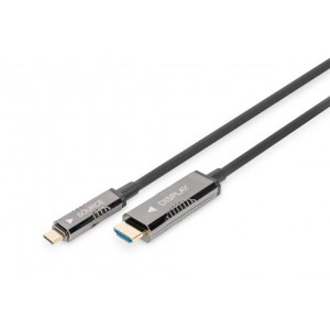 Adaptér HDMI 2.0,optický HDMI vidlice,USB C vidlice 10m