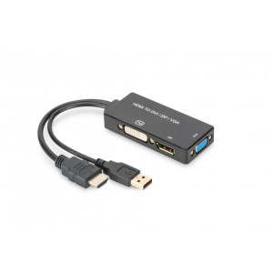 Konvertor DisplayPort 1.2a,dual link,HDMI 1.4,USB 2.0 0,2m